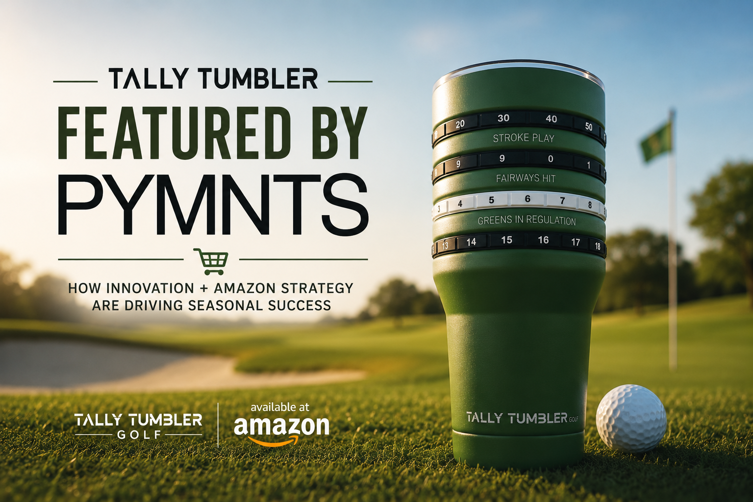 Tally Tumbler Featured by PYMNTS for Amazon Growth Strategy