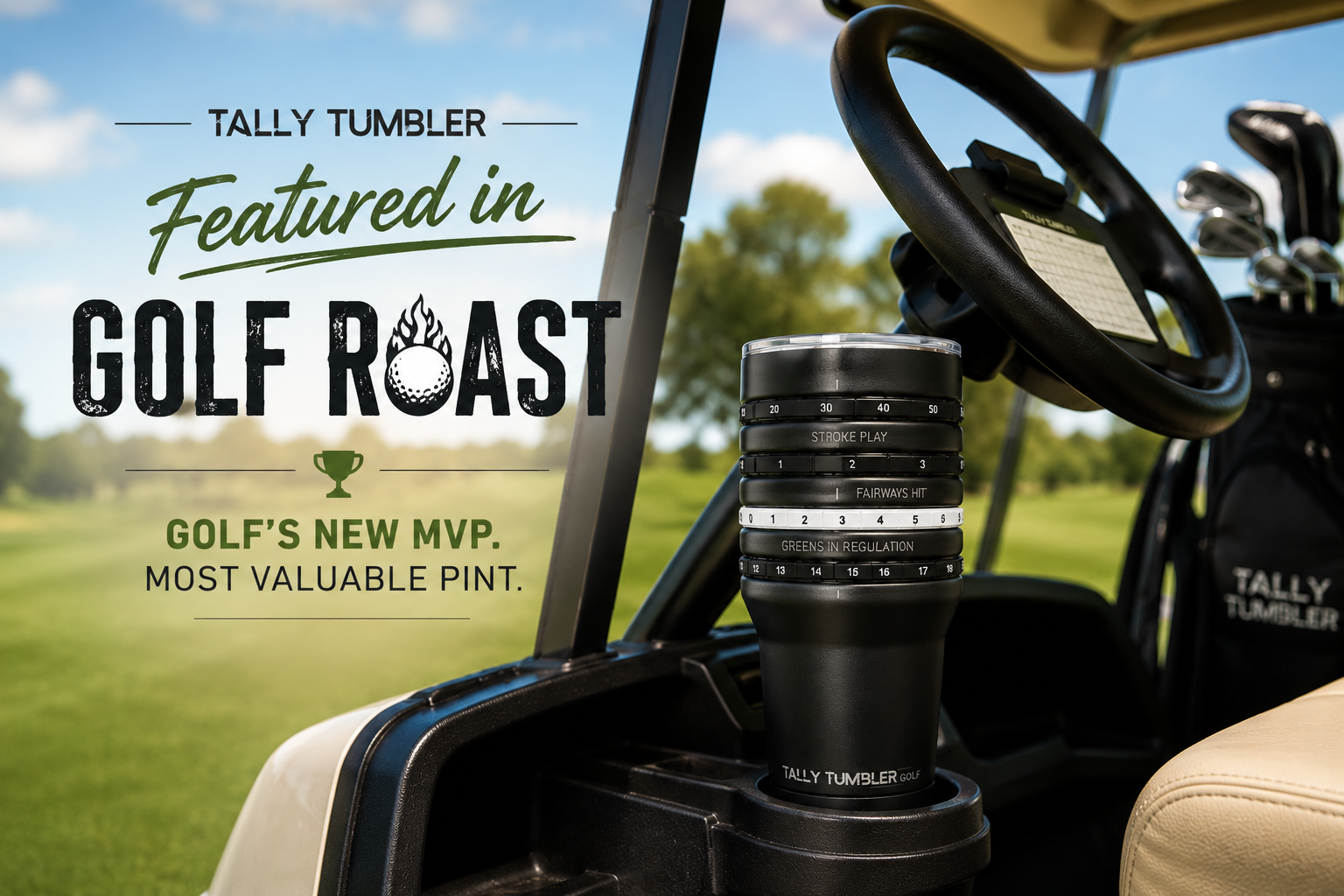 Tally Tumbler Named Golf's "New MVP" by Golf Roast